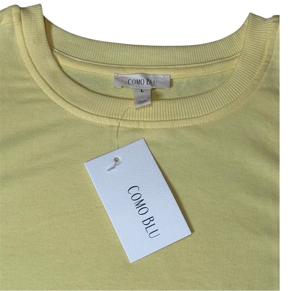 Como Blu Cream Top with Lace Detail – Size L – New with Tags - Picture 3 of 3